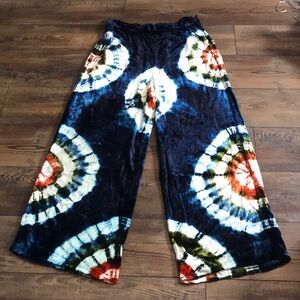 🐬EarthBound Tied Dye Wide Leg pants